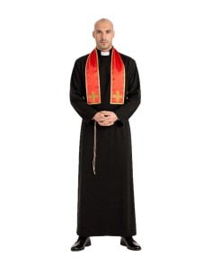 Déguisement de Prêtre Taille L - de haute qualité, idéal pour le carnaval, les fêtes à thème et les événements spéciaux.